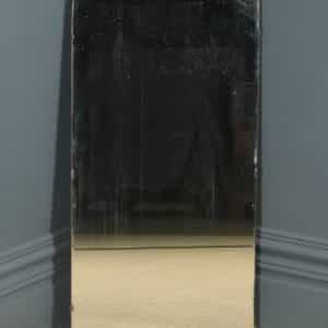 Antique English Art Deco Rectangular Shaped Portrait Hanging Wall Mirror (Circa 1930) - yolagray.com