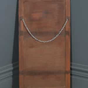 Antique English Art Deco Rectangular Shaped Portrait Hanging Wall Mirror (Circa 1930) - yolagray.com