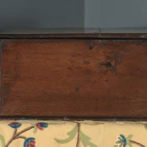 Antique English 17th Century Charles II Solid Oak Bible / Writing Box / Trunk / Chest (Circa 1680) - yolagray.com
