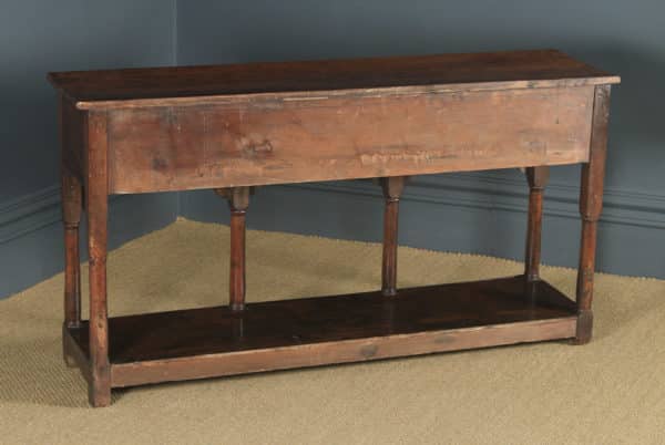 Antique Welsh Georgian Oak Potboard Low Dresser Base Sideboard (Circa 1810) - yolagray.com