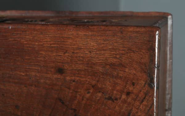 Antique English 17th Century Charles II Solid Oak Bible / Writing Box / Trunk / Chest (Circa 1680) - yolagray.com