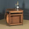 Antique English Art Deco Figured Walnut Drinks Cabinet Trolley Coffee Table by Incorporall (Circa 1930 – 1940) - yolagray.com