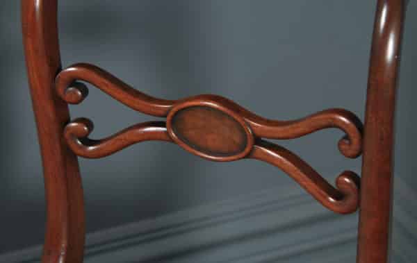 Antique English Georgian Regency Mahogany Rope Twist Dining Chair (Circa 1820) - yolagray.com