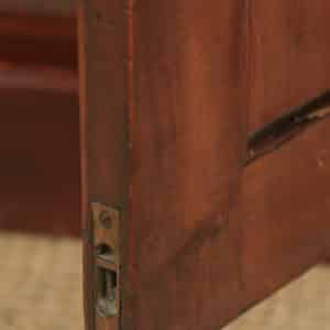 Antique English Victorian Four Door Flame Mahogany Sideboard Chiffonier Server (Circa 1860) - yolagray.com