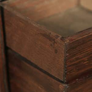 Antique English Pair of Georgian Oak Narrow Wall Hanging Spice Cabinets / Cupboards (Circa 1780) - yolagray.com