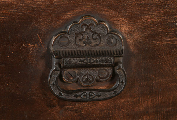 Antique English Victorian Scumble Pine Trunk Blanket Box / Chest / Coffee Table (Circa 1860) - yolagray.com
