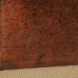 Large Antique English Georgian Provincial Chestnut Blanket Box Chest Trunk (Circa 1770) - yolagray.com