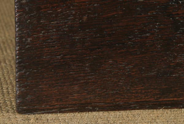 Antique English Charles II Oak Six Plank Boarded Sword Chest Coffer Trunk (Circa 1660) - yolagray.com