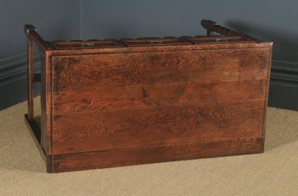 Antique English Victorian 17th Century Style Oak Dresser Base Sideboard (Circa 1890)