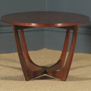 Retro Danish G Plan Style Teak Oval Occasional Coffee Table (Circa 1960)