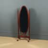 Vintage English Georgian Regency Style Mahogany Floor Standing Cheval / Dressing Mirror (Circa 1950)