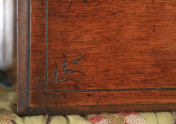 Antique English Victorian Oak Stationery & Writing Box / Cabinet (Circa 1900)