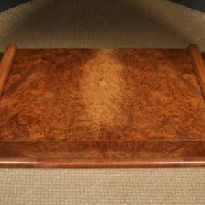 Antique English Art Deco Epstein Burr Walnut Console Table / Buffet Serving / Sideboard (Circa 1930) - Photo 2
