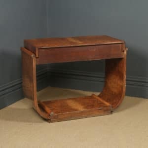 Antique English Art Deco Epstein Burr Walnut Console Table / Buffet Serving / Sideboard (Circa 1930) - Photo 32
