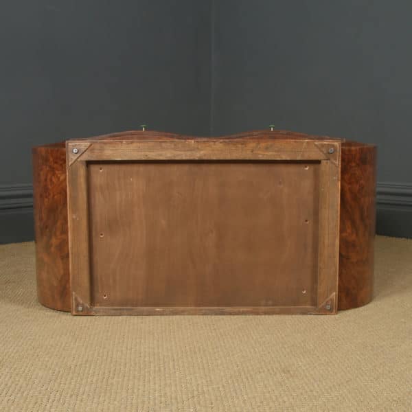Antique English Art Deco Epstein Burr Walnut Console Table / Buffet Serving / Sideboard (Circa 1930) - Photo 37