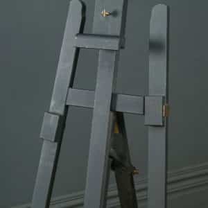 English Pair of Beech Artists Picture Painting Studio Folding ‘A’ Frame Display Easels (Circa 1980)
