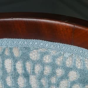 Antique English Victorian Mahogany Upholstered Chaise Longue Settee Sofa Couch (Circa 1850) - Photo 22