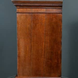 Antique English Georgian Oak Chest on Chest with Drawers / Tallboy / Armoire (Circa 1780)
